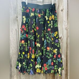 Black Floral skirt from Torrid Size 2